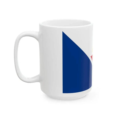 Flag of Saint-Martin fictional (France) White Coffee Mug - Go Mug Yourself