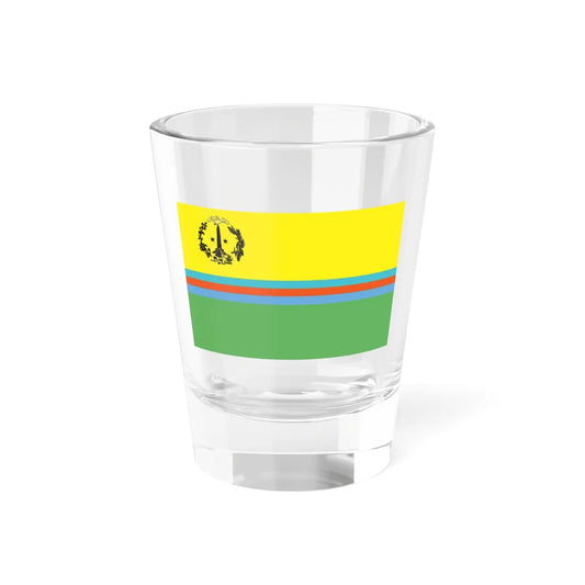 Flag of Saint Martin island Unification flag (Netherlands) Shot Glass 1.5oz 1.5oz - Go Mug Yourself