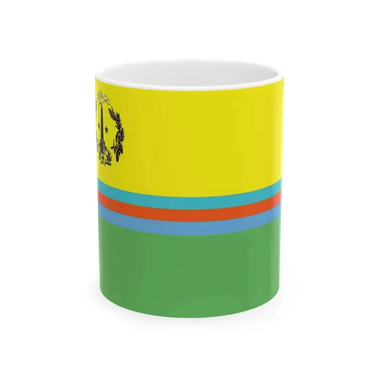 Flag of Saint Martin island Unification flag (Netherlands) White Coffee Mug 11oz - Go Mug Yourself