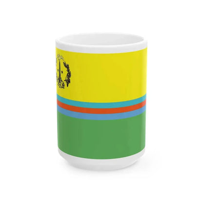 Flag of Saint Martin island Unification flag (Netherlands) White Coffee Mug 15oz - Go Mug Yourself
