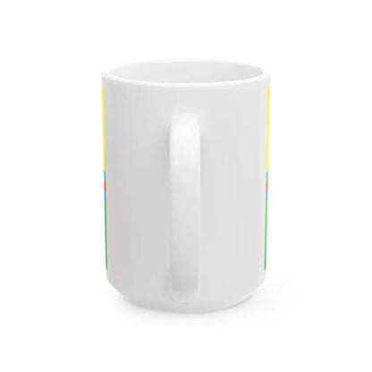 Flag of Saint Martin island Unification flag (Netherlands) White Coffee Mug - Go Mug Yourself