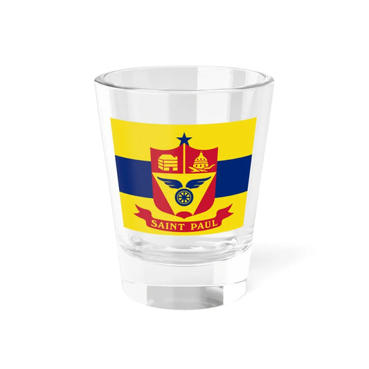 Flag of Saint Paul Minnesota (United States) Shot Glass 1.5oz 1.5oz - Go Mug Yourself