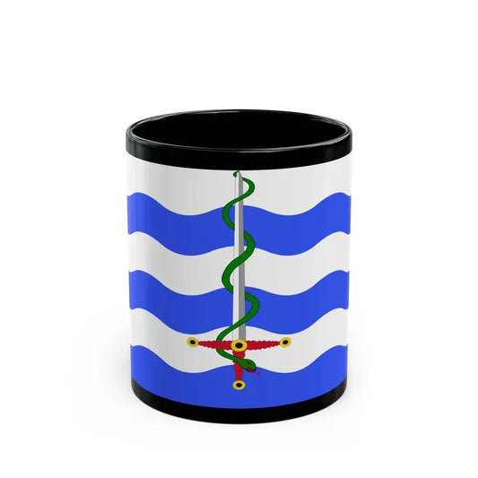 Flag of Saint Paul's Bay Malta - Black Coffee Mug 11oz - Go Mug Yourself
