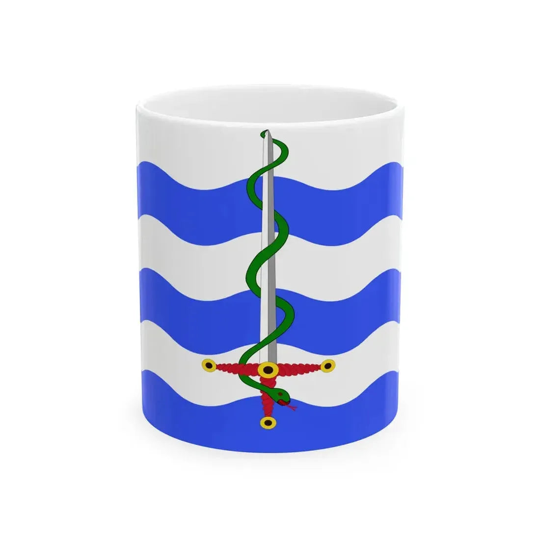 Flag of Saint Paul's Bay Malta - White Coffee Mug 11oz - Go Mug Yourself