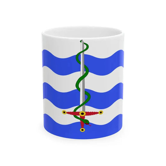 Flag of Saint Pauls Bay (Malta) White Coffee Mug 11oz - Go Mug Yourself