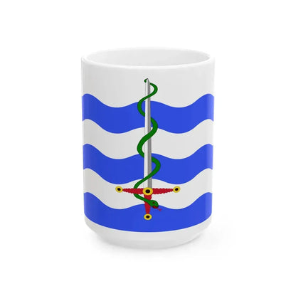 Flag of Saint Pauls Bay (Malta) White Coffee Mug 15oz - Go Mug Yourself