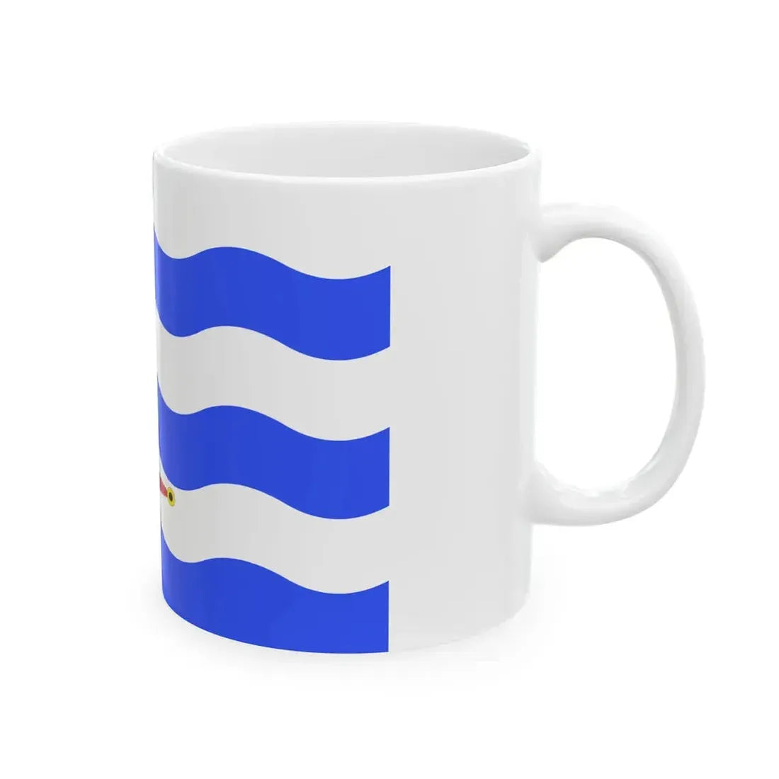 Flag of Saint Pauls Bay (Malta) White Coffee Mug - Go Mug Yourself