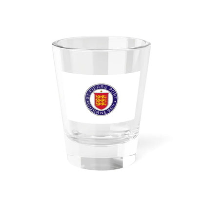 Flag of Saint Peter Port Guernsey (United Kingdom) Shot Glass 1.5oz 1.5oz - Go Mug Yourself
