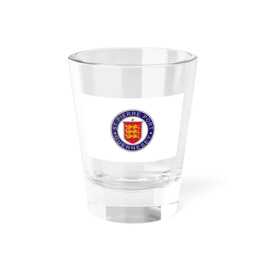 Flag of Saint Peter Port Guernsey (United Kingdom) Shot Glass 1.5oz 1.5oz - Go Mug Yourself