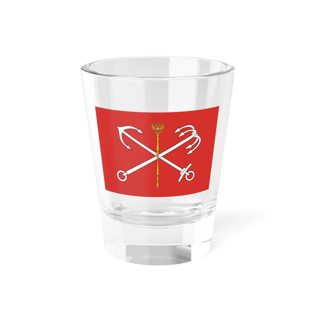 Flag of Saint Petersburg (Russia) Shot Glass 1.5oz 1.5oz - Go Mug Yourself