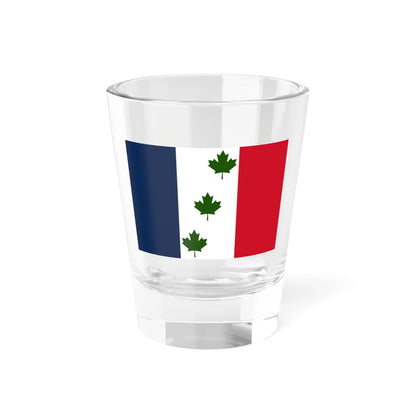 Flag of Saint-Éphrem-de-Beauce Quebec (Canada) Shot Glass 1.5oz 1.5oz - Go Mug Yourself