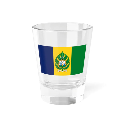 Flag of Saint Vincent and the Grenadines 1985 (Saint Vincent and the Grenadines) Shot Glass 1.5oz 1.5oz - Go Mug Yourself