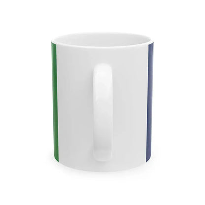 Flag of Saint Vincent and the Grenadines 1985 (Saint Vincent and the Grenadines) White Coffee Mug - Go Mug Yourself