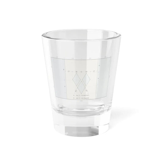 Flag of Saint Vincent and the Grenadines construction sheet (Saint Vincent and the Grenadines) Shot Glass 1.5oz 1.5oz - Go Mug Yourself