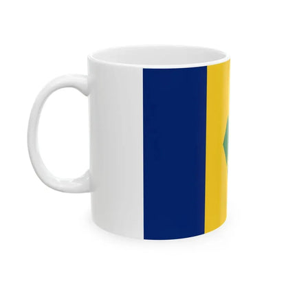 Flag of Saint Vincent and the Grenadines (Saint Vincent and the Grenadines) White Coffee Mug - Go Mug Yourself