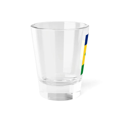 Flag of Saint Vincent and the Grenadines vertical (Saint Vincent and the Grenadines) Shot Glass 1.5oz - Go Mug Yourself