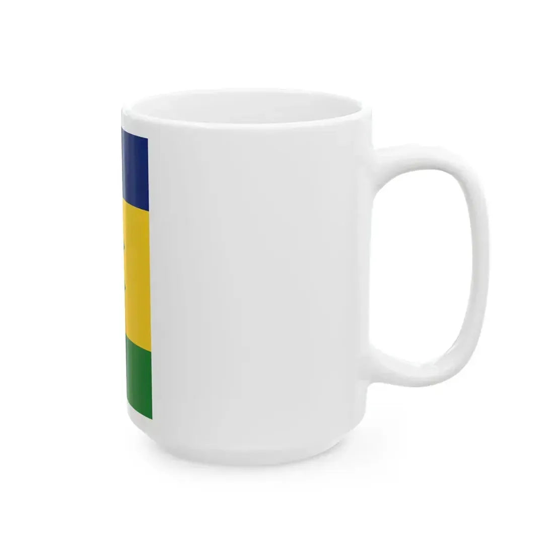 Flag of Saint Vincent and the Grenadines vertical (Saint Vincent and the Grenadines) White Coffee Mug - Go Mug Yourself