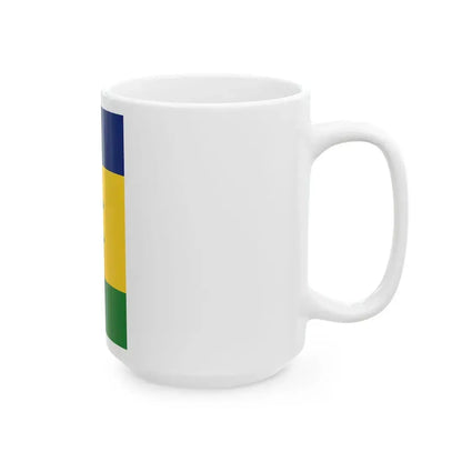 Flag of Saint Vincent and the Grenadines vertical (Saint Vincent and the Grenadines) White Coffee Mug - Go Mug Yourself
