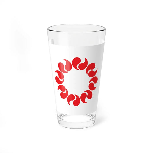 Flag of Saitama Prefecture (Japan) Pint Glass 16oz 16oz - Go Mug Yourself