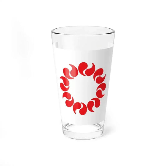 Flag of Saitama Prefecture Japan - Pint Glass 16oz 16oz - Go Mug Yourself