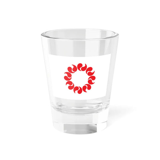 Flag of Saitama Prefecture (Japan) Shot Glass 1.5oz 1.5oz - Go Mug Yourself