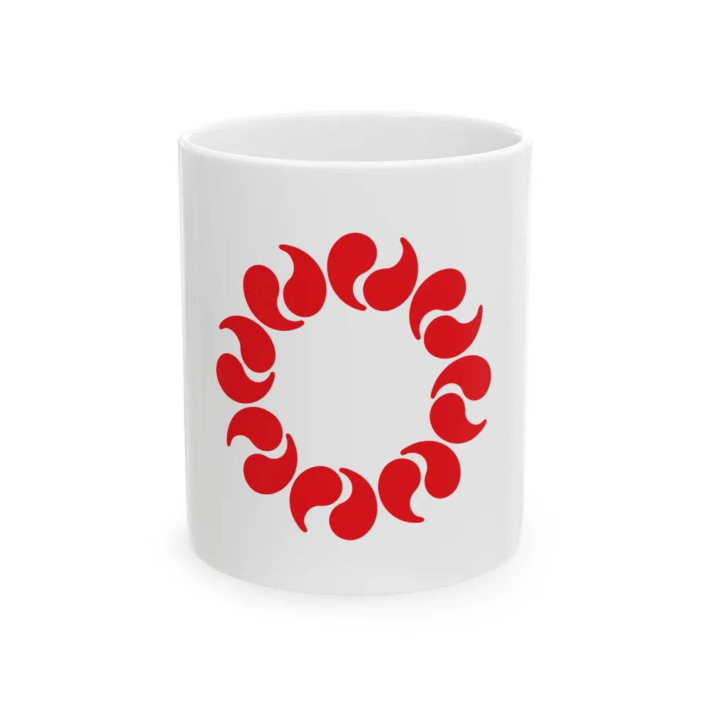 Flag of Saitama Prefecture Japan - White Coffee Mug-11oz-Go Mug Yourself