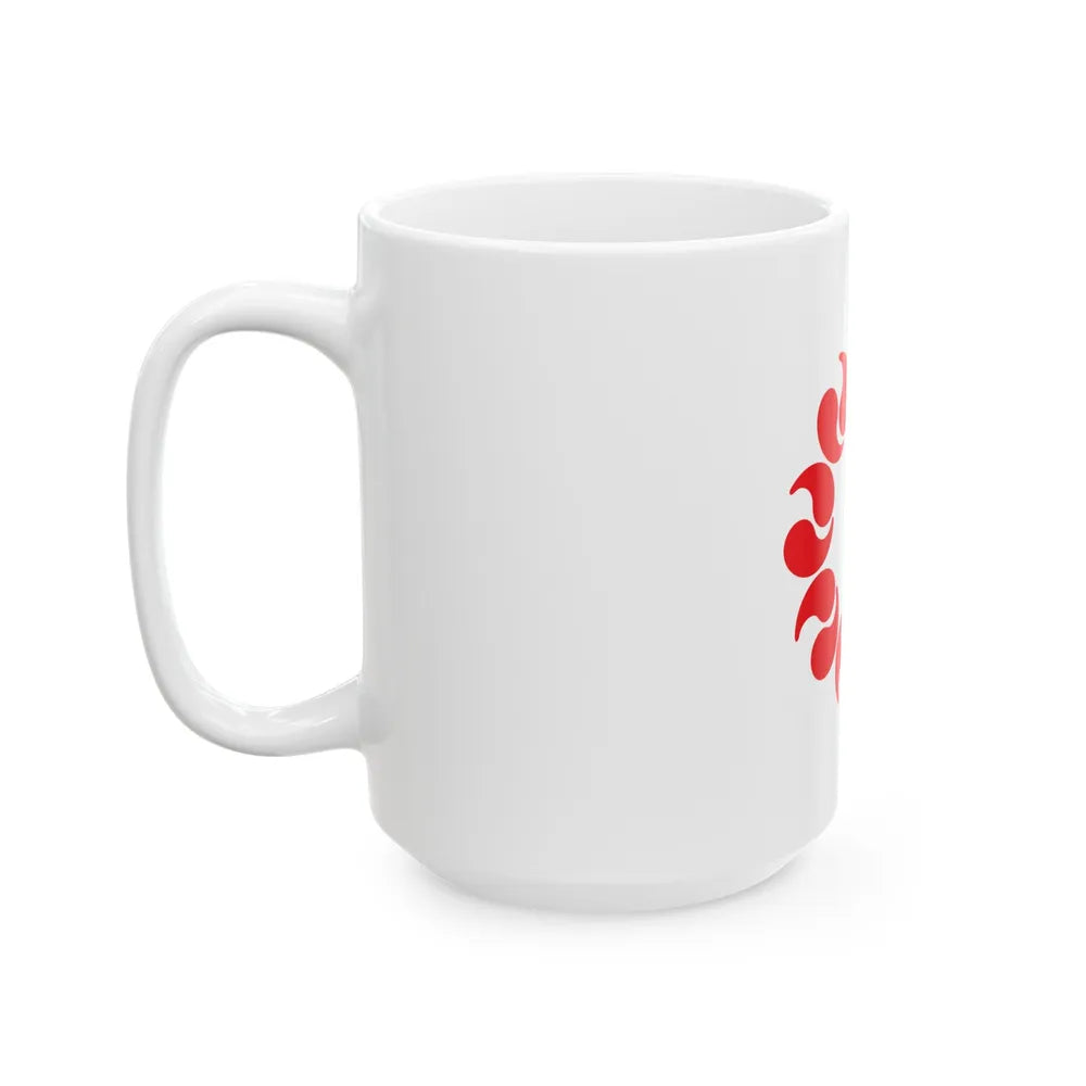 Flag of Saitama Prefecture Japan - White Coffee Mug-Go Mug Yourself