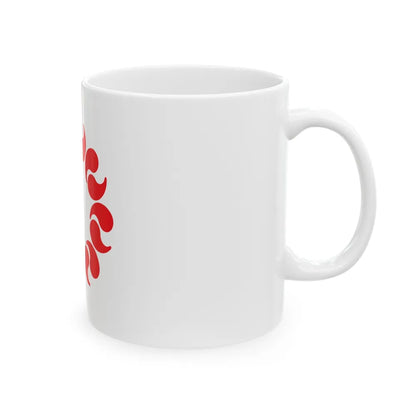 Flag of Saitama Prefecture Japan - White Coffee Mug-Go Mug Yourself