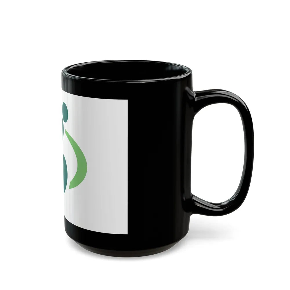 Flag of Saitama Saitama Japan - Black Coffee Mug-Go Mug Yourself