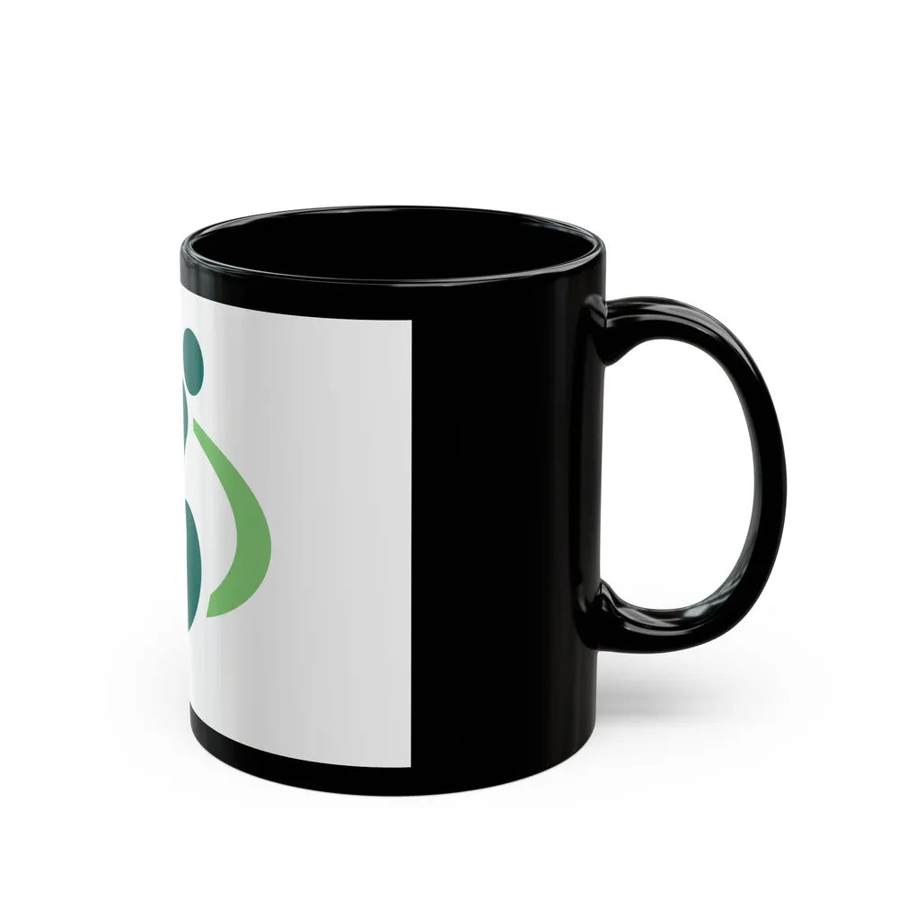 Flag of Saitama Saitama Japan - Black Coffee Mug-Go Mug Yourself