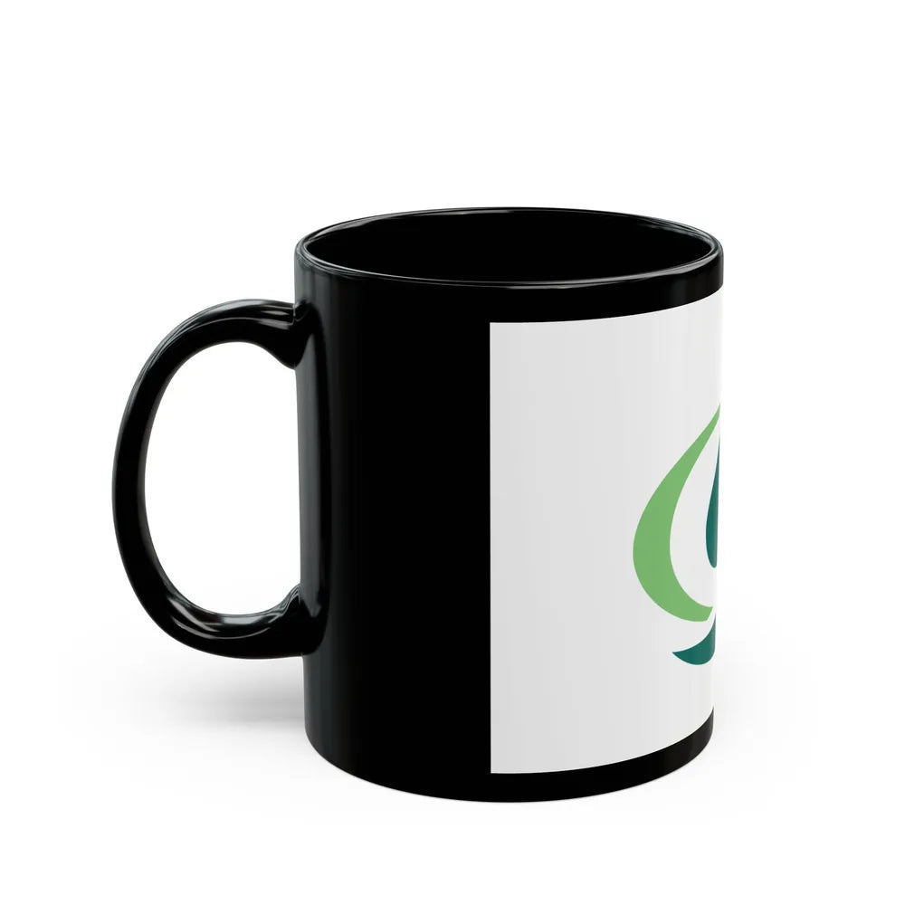 Flag of Saitama Saitama Japan - Black Coffee Mug-Go Mug Yourself