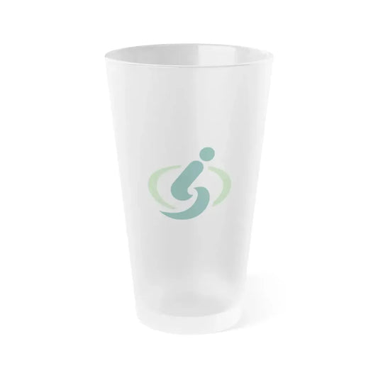 Flag of Saitama Saitama Japan - Frosted Pint Glass 16oz 16oz Frosted - Go Mug Yourself