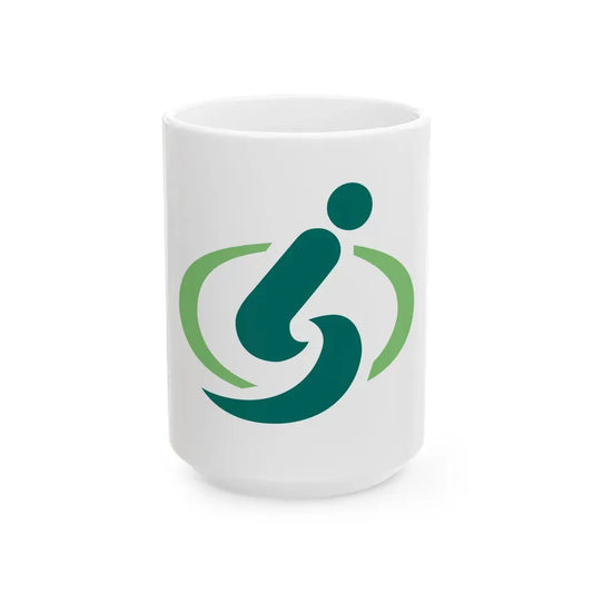 Flag of Saitama Saitama Japan - White Coffee Mug 15oz - Go Mug Yourself