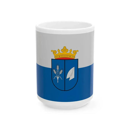 Flag of Sajtoskal (Hungary) White Coffee Mug 15oz - Go Mug Yourself