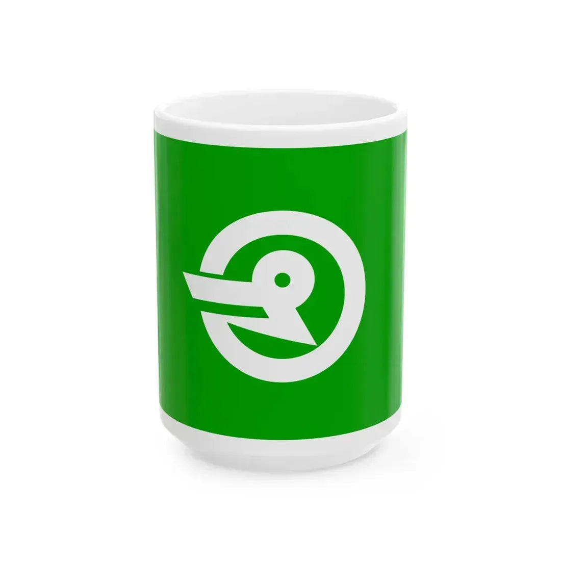 Flag of Sakae Niigata 1967-2005 (Japan) White Coffee Mug 15oz - Go Mug Yourself