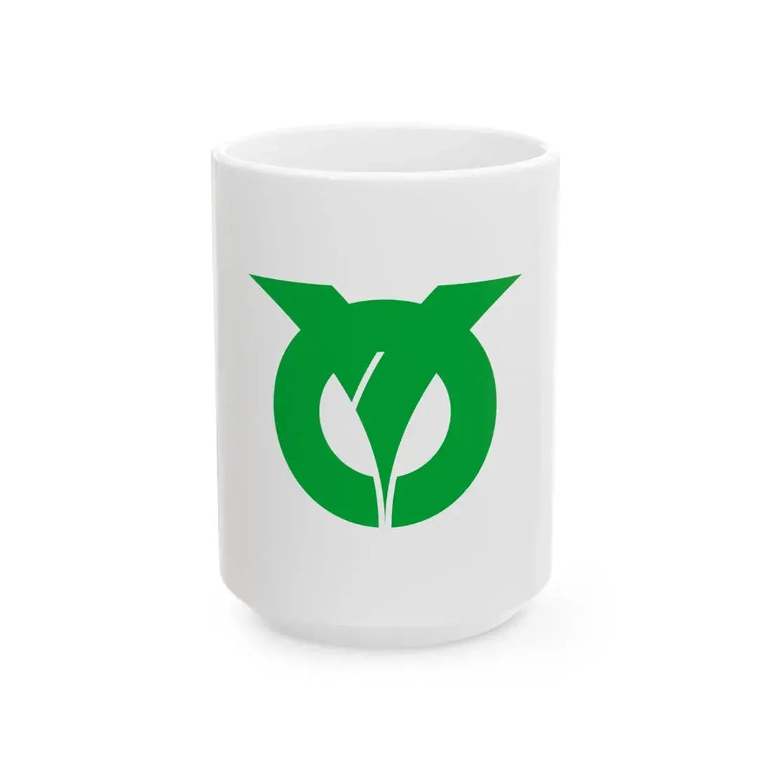 Flag of Sakahogi Gifu (Japan) White Coffee Mug 15oz - Go Mug Yourself