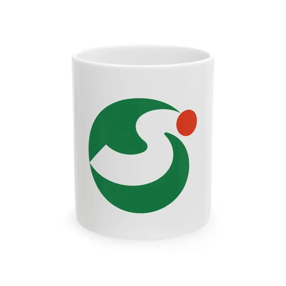 Flag of Sakai Fukui (Japan) White Coffee Mug 11oz - Go Mug Yourself