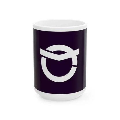 Flag of Sakai Ibaraki (Japan) White Coffee Mug 15oz - Go Mug Yourself