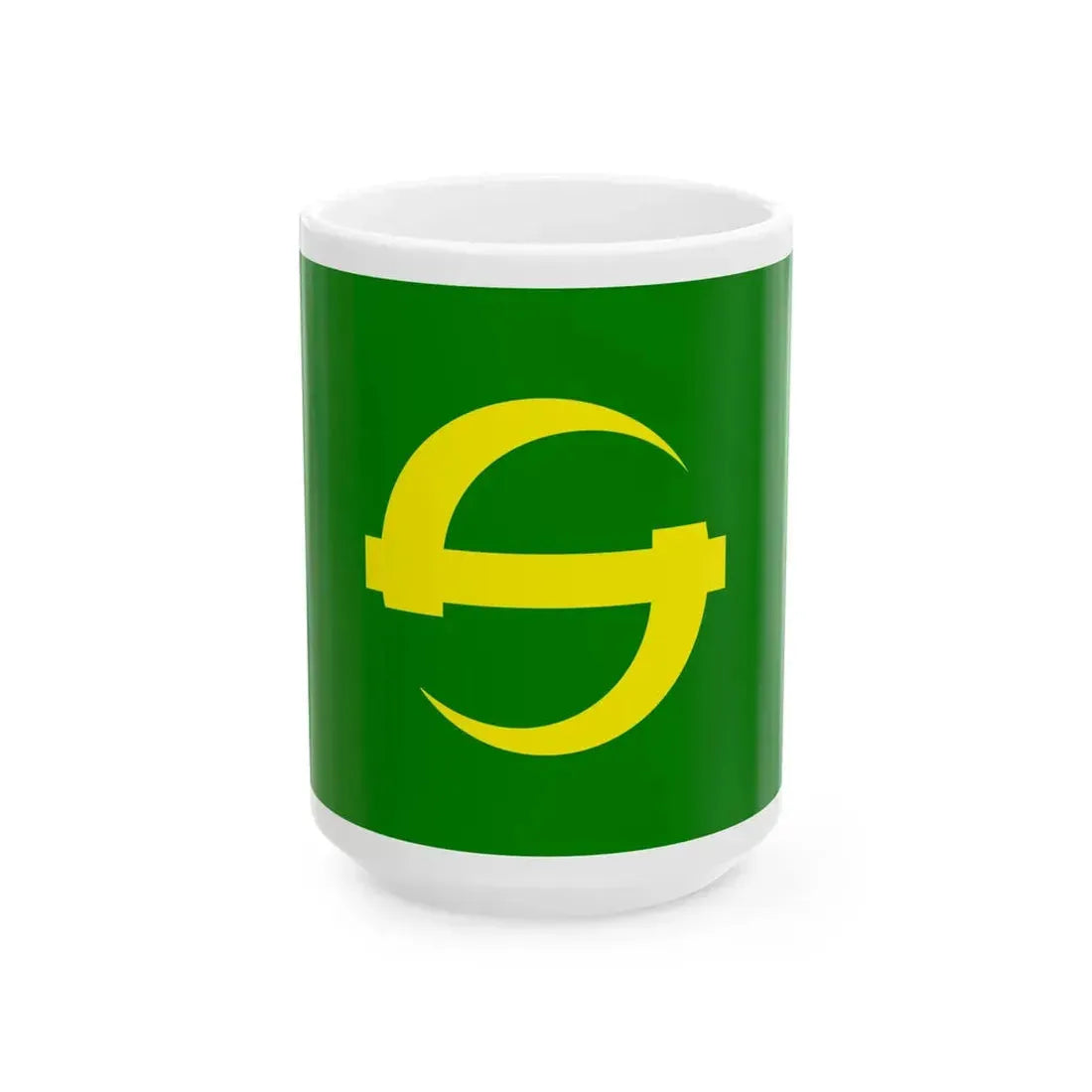 Flag of Sakai Nagano 1976-2005 (Japan) White Coffee Mug 15oz - Go Mug Yourself