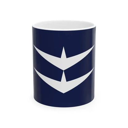 Flag of Sakaide Kagawa (Japan) White Coffee Mug 11oz - Go Mug Yourself