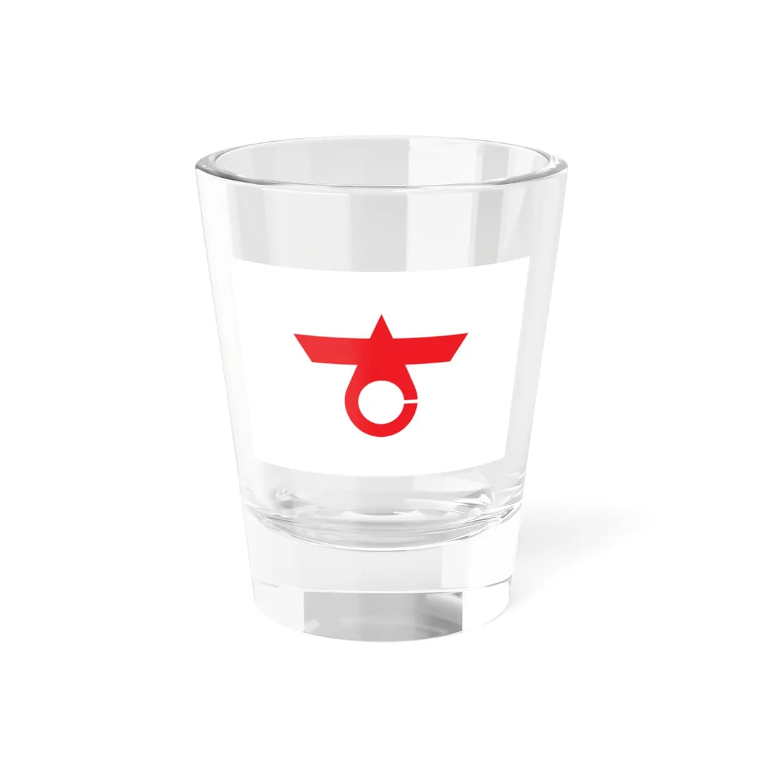 Flag of Ōsakasayama Osaka (Japan) Shot Glass 1.5oz 1.5oz - Go Mug Yourself
