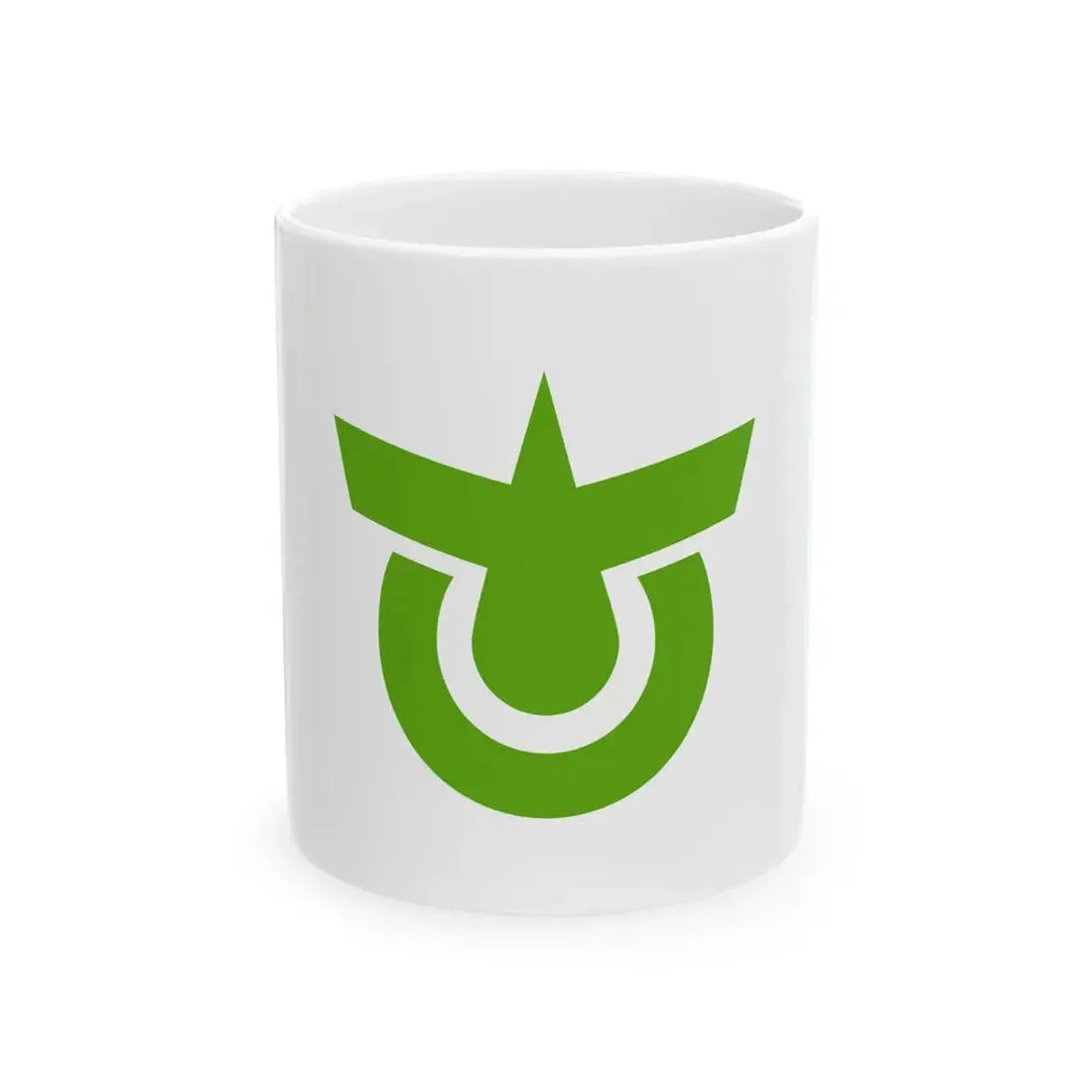 Flag of Sakashita Gifu 1961-2005 (Japan) White Coffee Mug 11oz - Go Mug Yourself