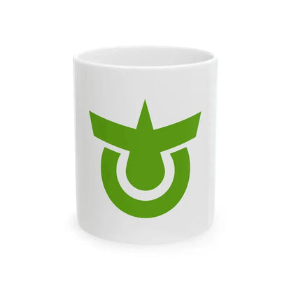 Flag of Sakashita Gifu 1961-2005 (Japan) White Coffee Mug 11oz - Go Mug Yourself