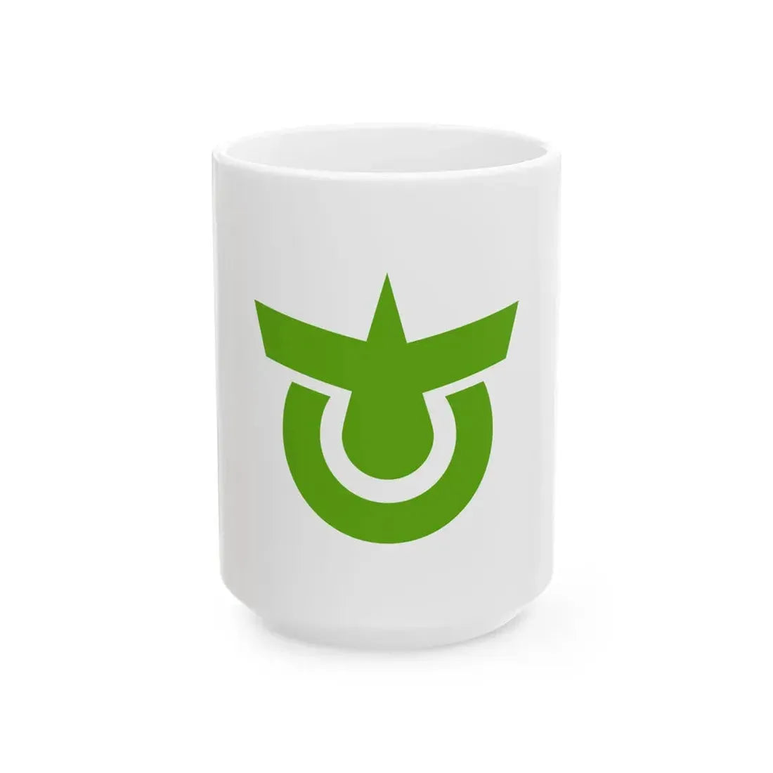 Flag of Sakashita Gifu 1961-2005 (Japan) White Coffee Mug 15oz - Go Mug Yourself