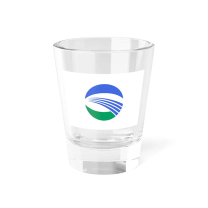 Flag of Sakata Yamagata (Japan) Shot Glass 1.5oz 1.5oz - Go Mug Yourself