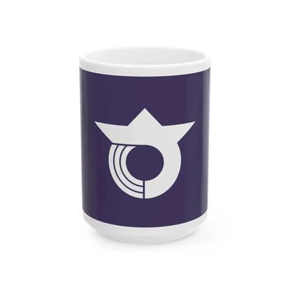 Flag of Sakawa Kochi (Japan) White Coffee Mug 15oz - Go Mug Yourself