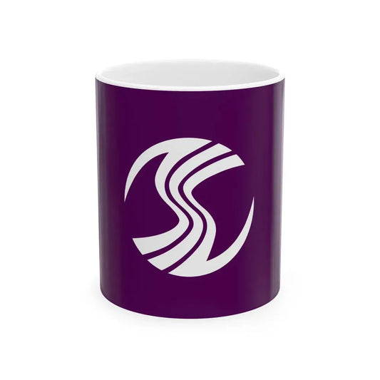 Flag of Sakegawa Yamagata (Japan) White Coffee Mug 11oz - Go Mug Yourself