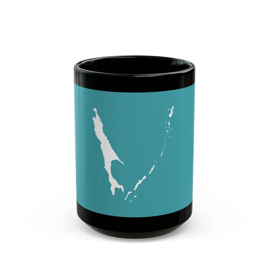 Flag of Sakhalin Oblast Russia - Black Coffee Mug 15oz - Go Mug Yourself