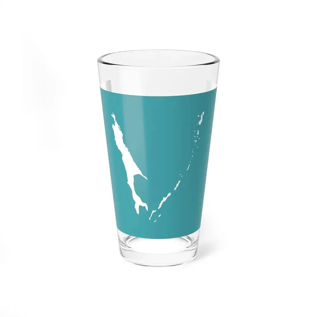 Flag of Sakhalin Oblast Russia - Pint Glass 16oz 16oz - Go Mug Yourself