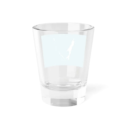 Flag of Sakhalin Oblast (Russia) Shot Glass 1.5oz - Go Mug Yourself